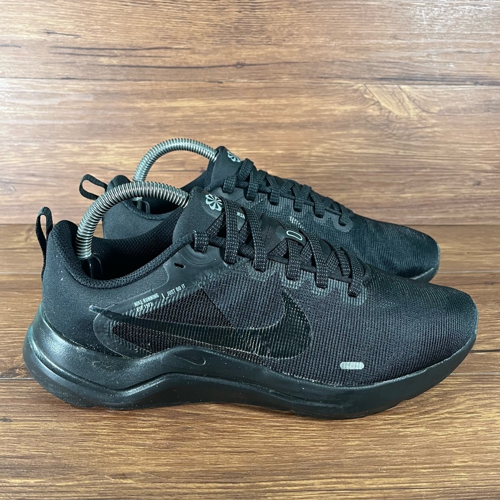 Nike Downshifter 12 Triple Black Running Shoes‎ Women’s Size 9 Athletic Sneakers